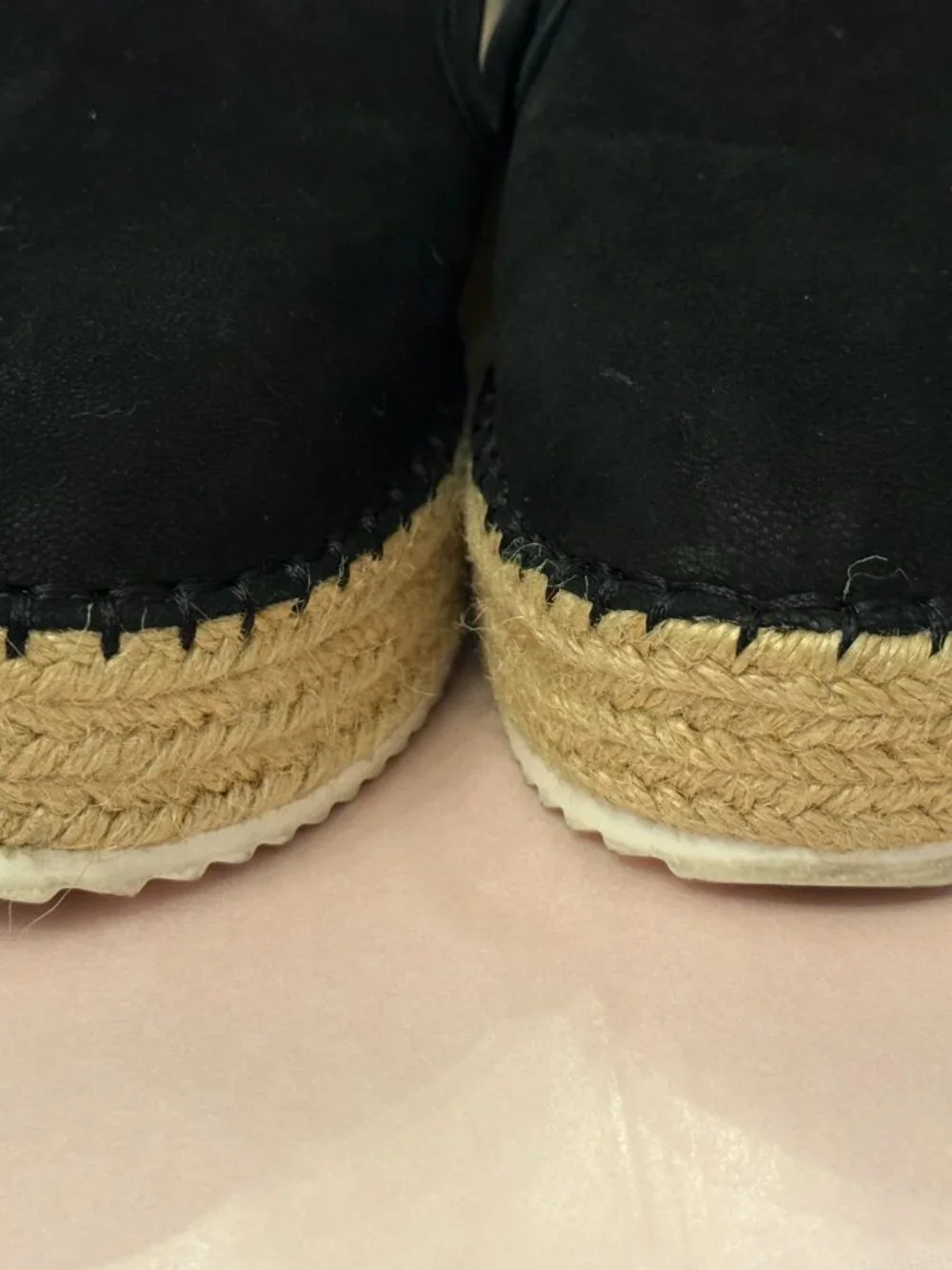 Women's Gianni Bini Suede Espadrille Platform Shoes (7.5)